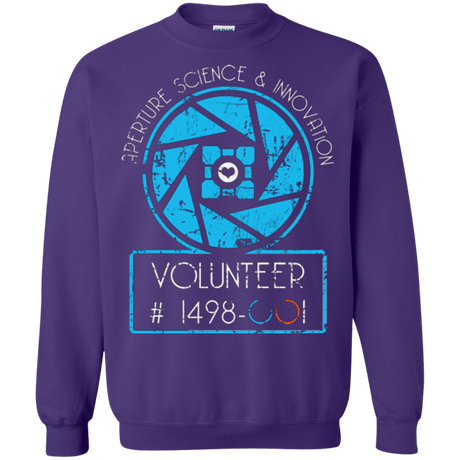 Sweatshirts Purple / Small Aperture Volunteer Crewneck Sweatshirt