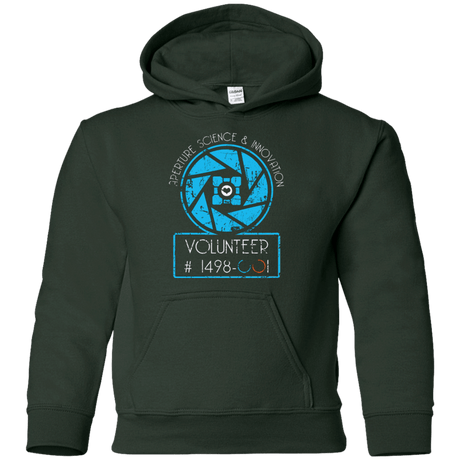 Sweatshirts Forest Green / YS Aperture Volunteer Youth Hoodie