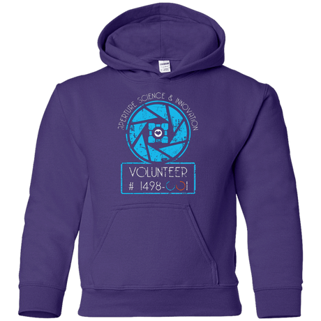 Sweatshirts Purple / YS Aperture Volunteer Youth Hoodie