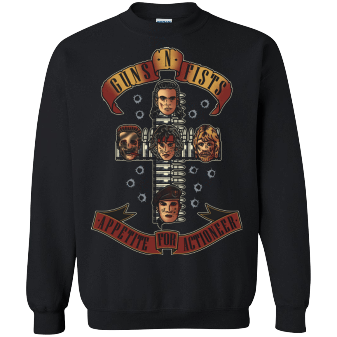 Sweatshirts Black / Small Appetite for Actioneer Crewneck Sweatshirt