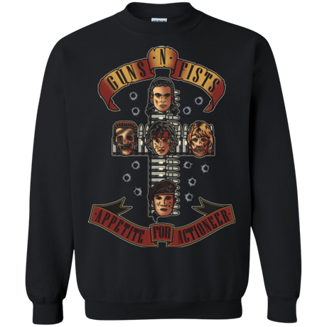 Sweatshirts Black / Small Appetite for Actioneer Crewneck Sweatshirt