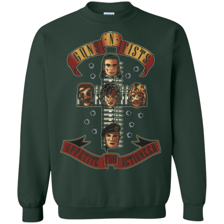 Sweatshirts Forest Green / Small Appetite for Actioneer Crewneck Sweatshirt