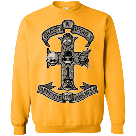 Sweatshirts Gold / Small APPETITE FOR DARKNESS Crewneck Sweatshirt