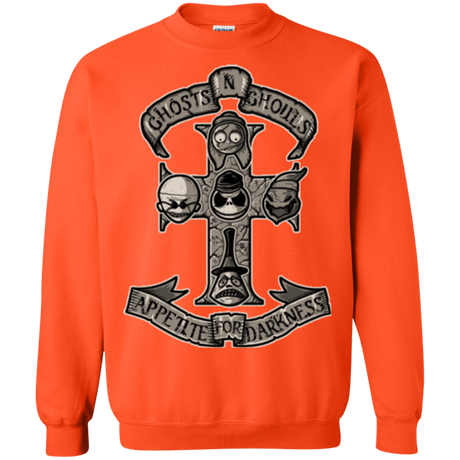 Sweatshirts Orange / Small APPETITE FOR DARKNESS Crewneck Sweatshirt