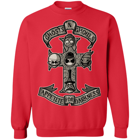 Sweatshirts Red / Small APPETITE FOR DARKNESS Crewneck Sweatshirt