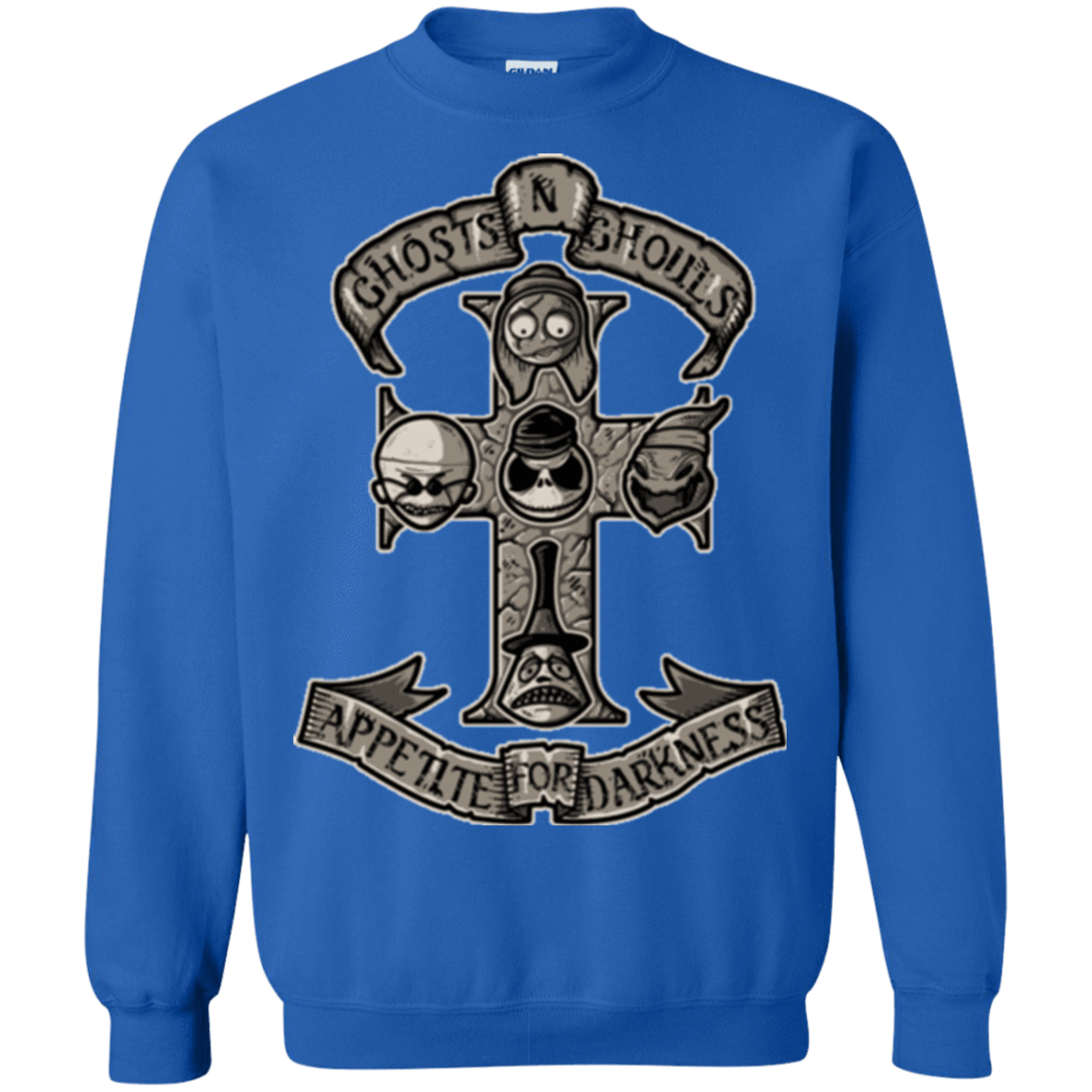 Sweatshirts Royal / Small APPETITE FOR DARKNESS Crewneck Sweatshirt