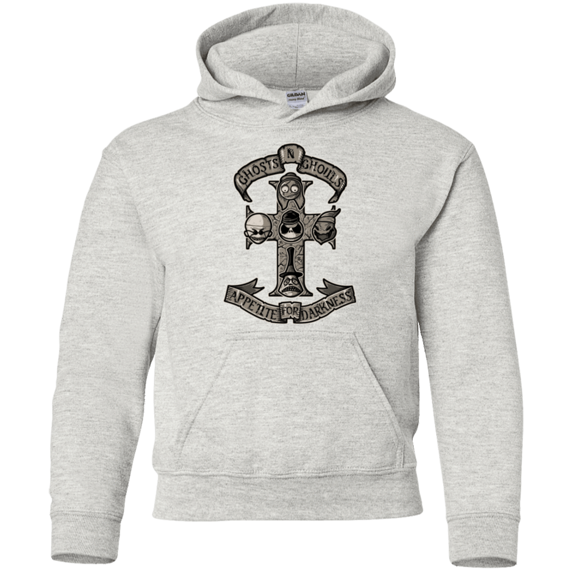Sweatshirts Ash / YS APPETITE FOR DARKNESS Youth Hoodie
