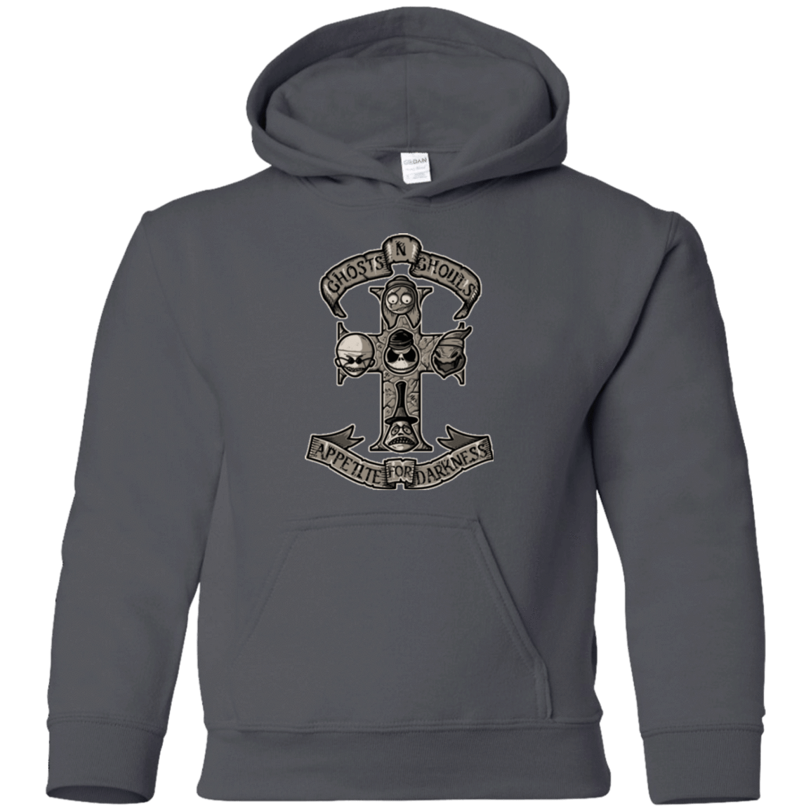 Sweatshirts Charcoal / YS APPETITE FOR DARKNESS Youth Hoodie