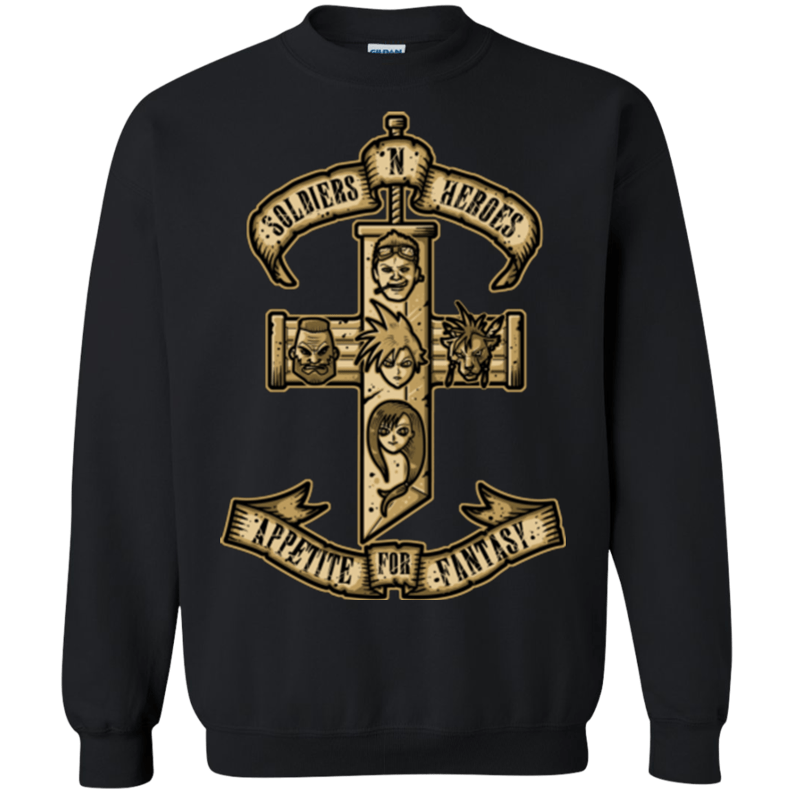 Sweatshirts Black / Small APPETITE FOR FANTASY Crewneck Sweatshirt