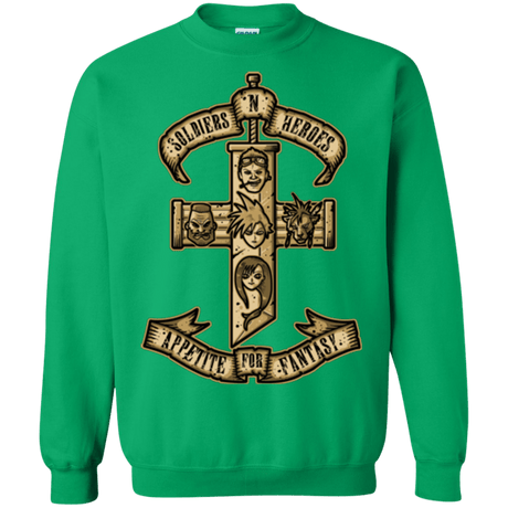 Sweatshirts Irish Green / Small APPETITE FOR FANTASY Crewneck Sweatshirt