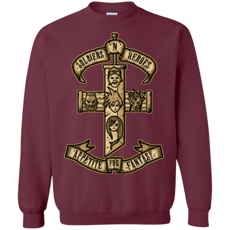 Sweatshirts Maroon / Small APPETITE FOR FANTASY Crewneck Sweatshirt
