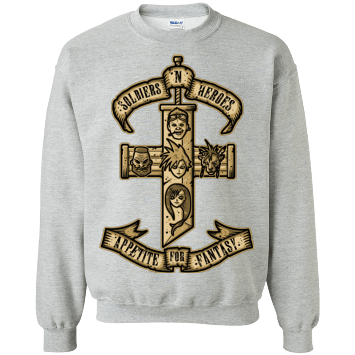 Sweatshirts Sport Grey / Small APPETITE FOR FANTASY Crewneck Sweatshirt