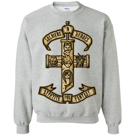 Sweatshirts Sport Grey / Small APPETITE FOR FANTASY Crewneck Sweatshirt