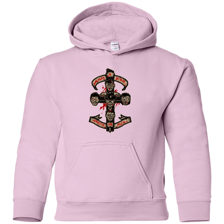 Sweatshirts Light Pink / YS APPETITE FOR FLESH Youth Hoodie