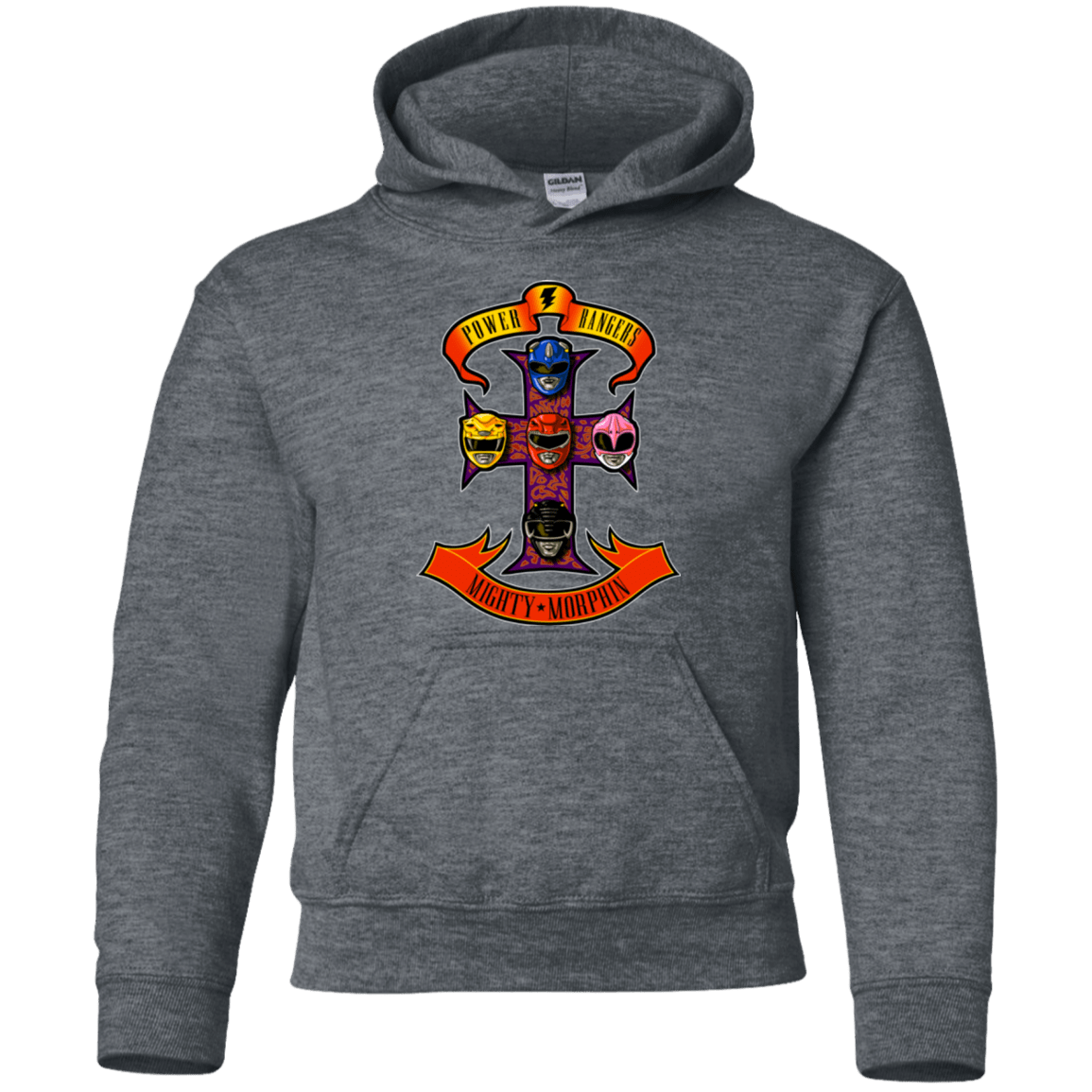 Sweatshirts Dark Heather / YS Appetite for Morphin Youth Hoodie