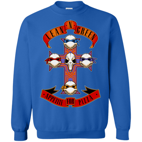 Sweatshirts Royal / Small APPETITE FOR PIZZA Crewneck Sweatshirt