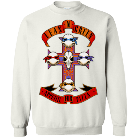 Sweatshirts White / Small APPETITE FOR PIZZA Crewneck Sweatshirt