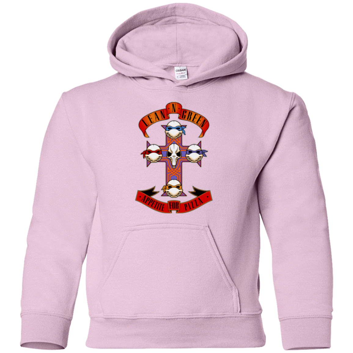 Sweatshirts Light Pink / YS APPETITE FOR PIZZA Youth Hoodie