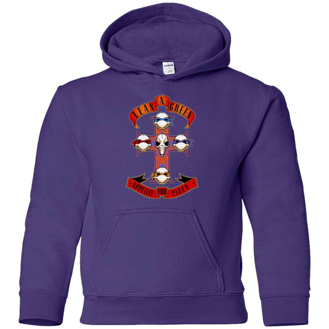 Sweatshirts Purple / YS APPETITE FOR PIZZA Youth Hoodie
