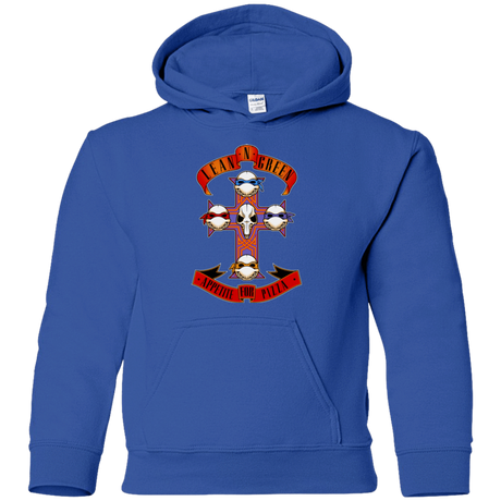 Sweatshirts Royal / YS APPETITE FOR PIZZA Youth Hoodie