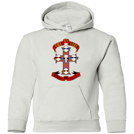 Sweatshirts White / YS APPETITE FOR PIZZA Youth Hoodie
