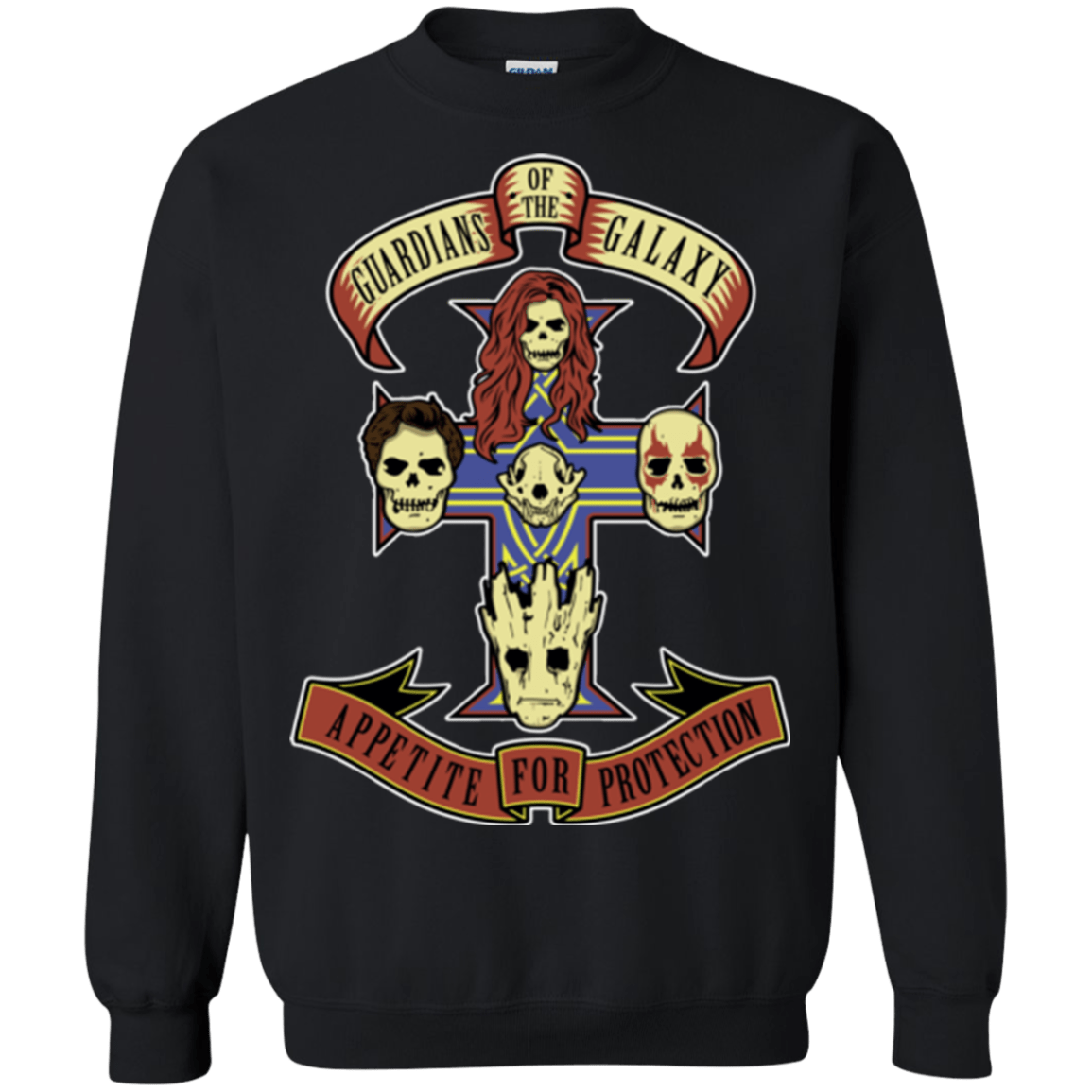 Sweatshirts Black / Small Appetite for Protection Crewneck Sweatshirt