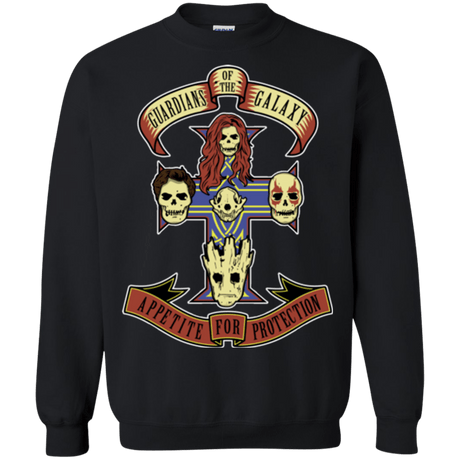 Sweatshirts Black / Small Appetite for Protection Crewneck Sweatshirt