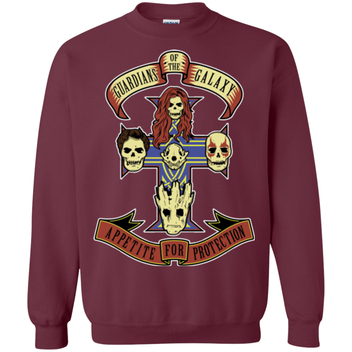 Sweatshirts Maroon / Small Appetite for Protection Crewneck Sweatshirt