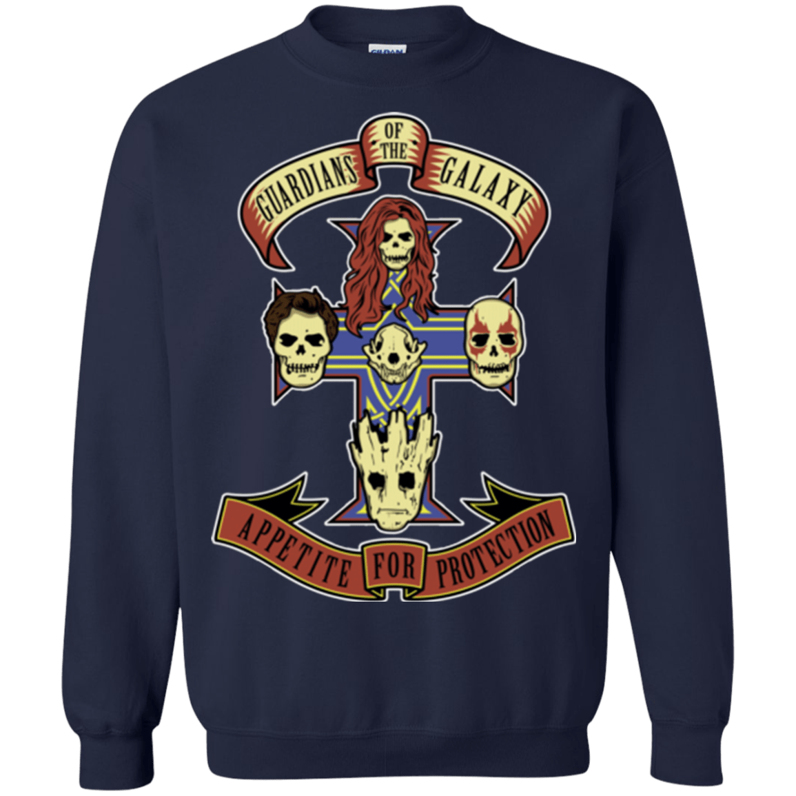 Sweatshirts Navy / Small Appetite for Protection Crewneck Sweatshirt