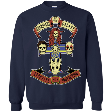 Sweatshirts Navy / Small Appetite for Protection Crewneck Sweatshirt