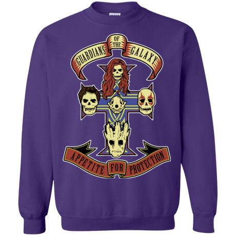 Sweatshirts Purple / Small Appetite for Protection Crewneck Sweatshirt