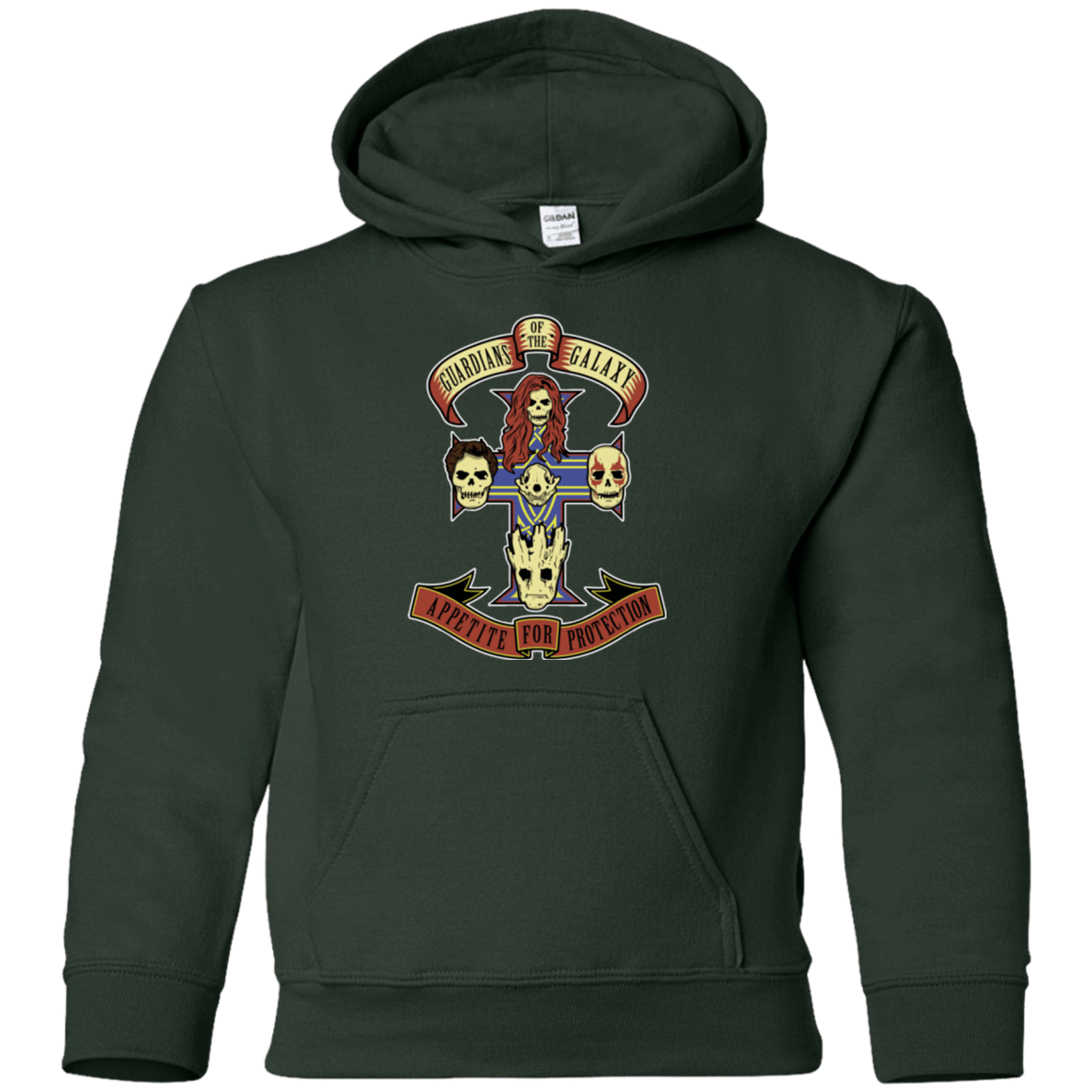 Sweatshirts Forest Green / YS Appetite for Protection Youth Hoodie