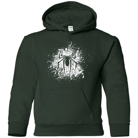 Sweatshirts Forest Green / YS Arachnophobia Youth Hoodie