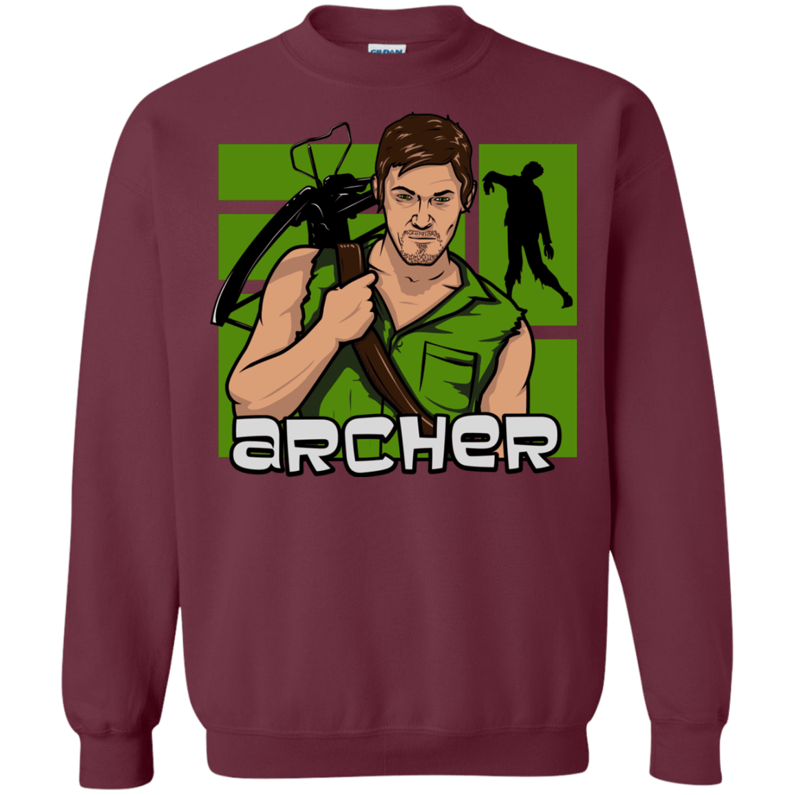 Sweatshirts Maroon / Small Archer Crewneck Sweatshirt