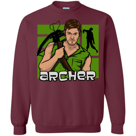 Sweatshirts Maroon / Small Archer Crewneck Sweatshirt