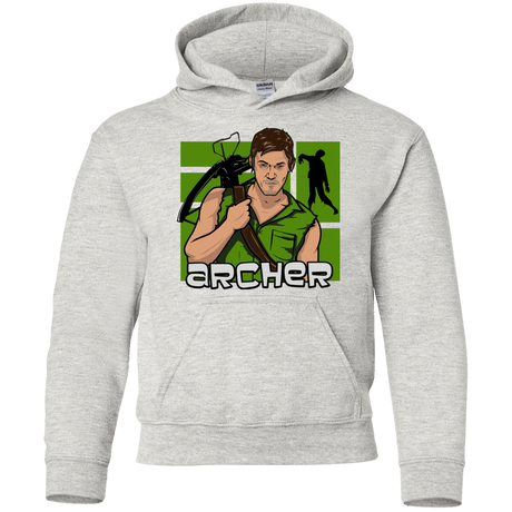 Sweatshirts Ash / YS Archer Youth Hoodie