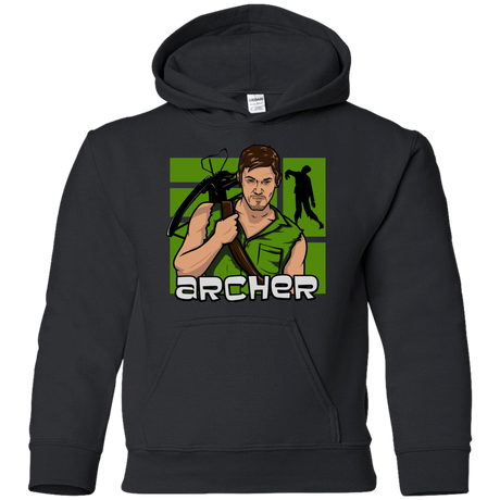 Sweatshirts Black / YS Archer Youth Hoodie