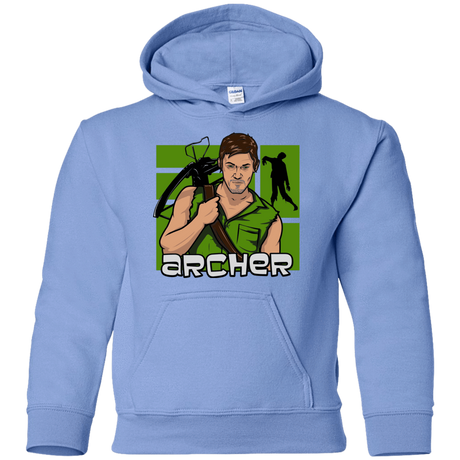 Sweatshirts Carolina Blue / YS Archer Youth Hoodie