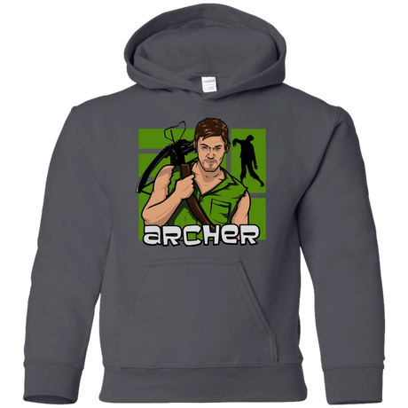 Sweatshirts Charcoal / YS Archer Youth Hoodie