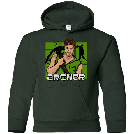 Sweatshirts Forest Green / YS Archer Youth Hoodie