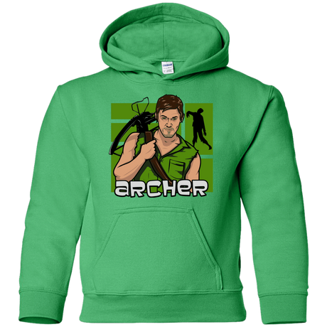 Sweatshirts Irish Green / YS Archer Youth Hoodie