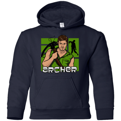 Sweatshirts Navy / YS Archer Youth Hoodie