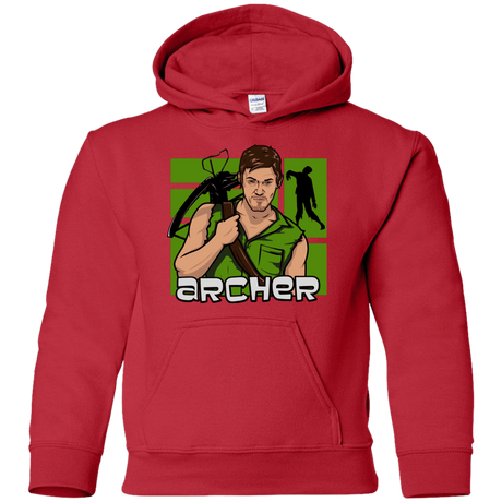 Sweatshirts Red / YS Archer Youth Hoodie
