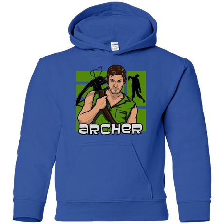 Sweatshirts Royal / YS Archer Youth Hoodie