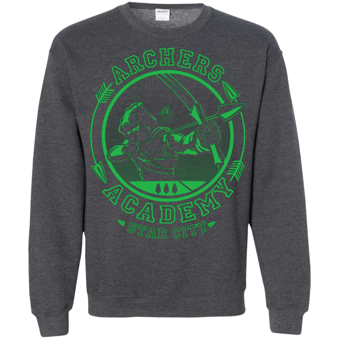 Sweatshirts Dark Heather / Small ARCHERS ACADEMY Crewneck Sweatshirt