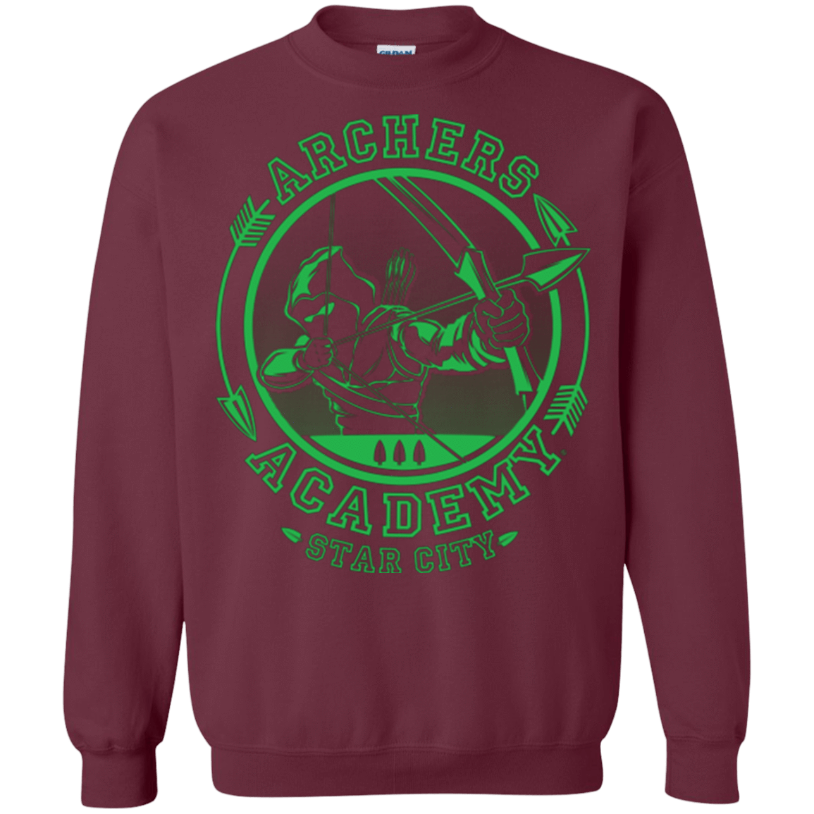 Sweatshirts Maroon / Small ARCHERS ACADEMY Crewneck Sweatshirt