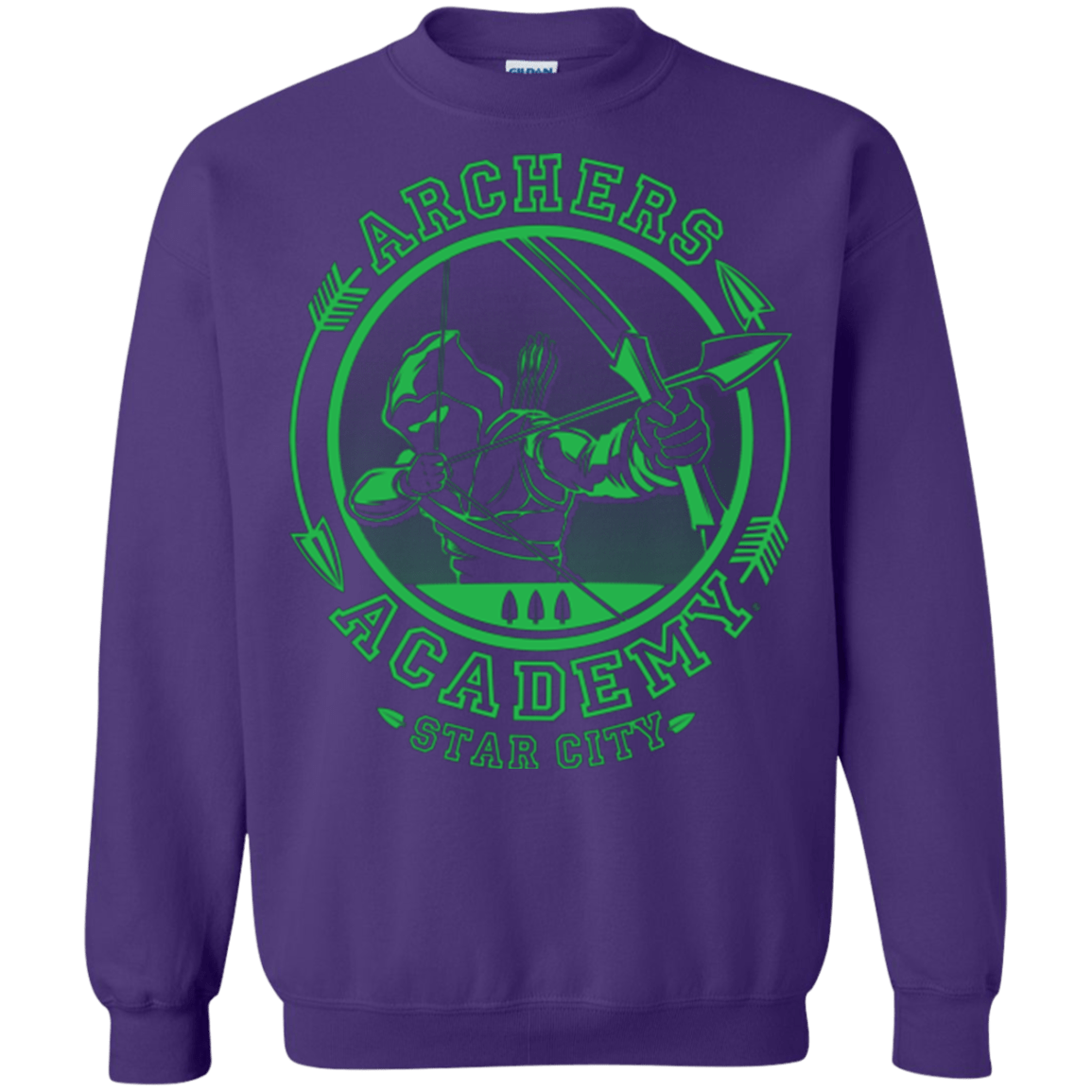 Sweatshirts Purple / Small ARCHERS ACADEMY Crewneck Sweatshirt