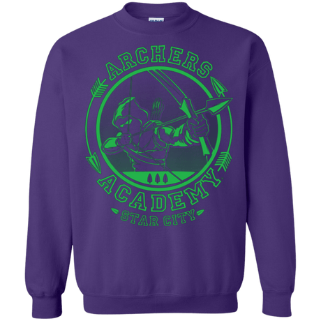 Sweatshirts Purple / Small ARCHERS ACADEMY Crewneck Sweatshirt