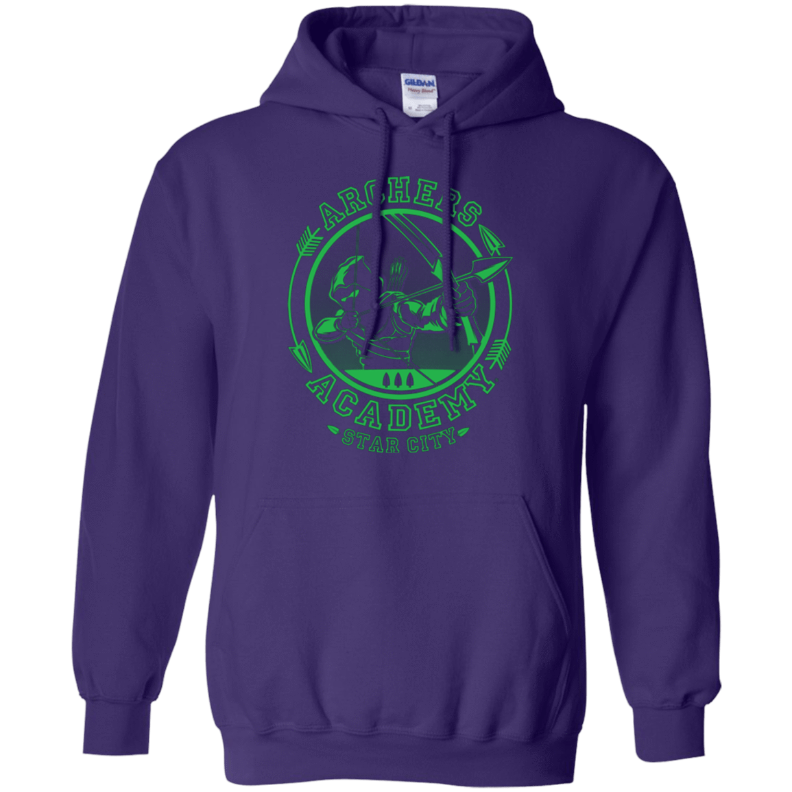 Sweatshirts Purple / Small ARCHERS ACADEMY Pullover Hoodie