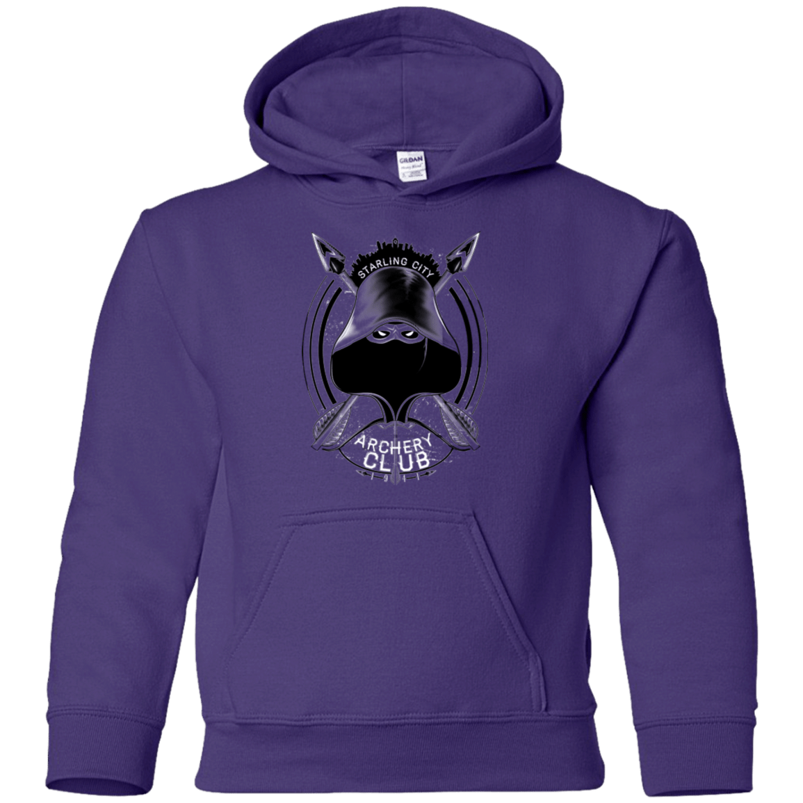 Sweatshirts Purple / YS Archery Club Youth Hoodie
